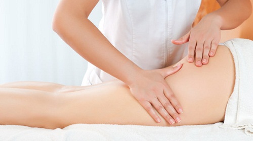 Massage đùi, bắp tay, bắp chân + kem + tảo + quấn nóng