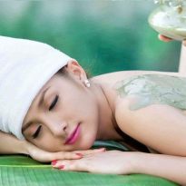 Massage eo + kem + tảo + quấn nóng